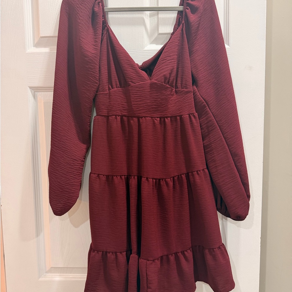 Alter'd State burgundy dress